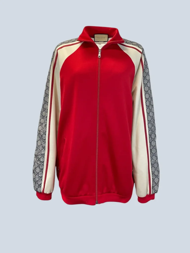 Technical jersey jacket with Monogram stripes, S., photo 4 of 11