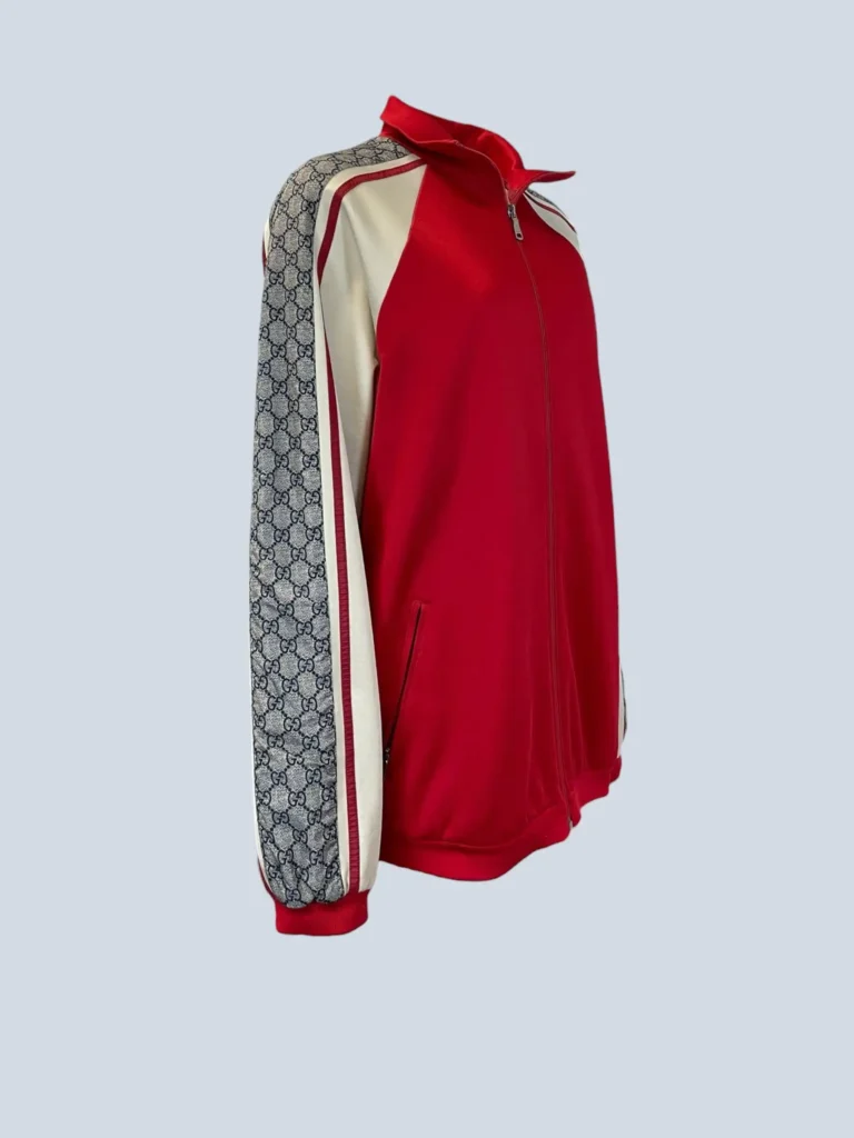 Technical jersey jacket with Monogram stripes, S., photo 2 of 11
