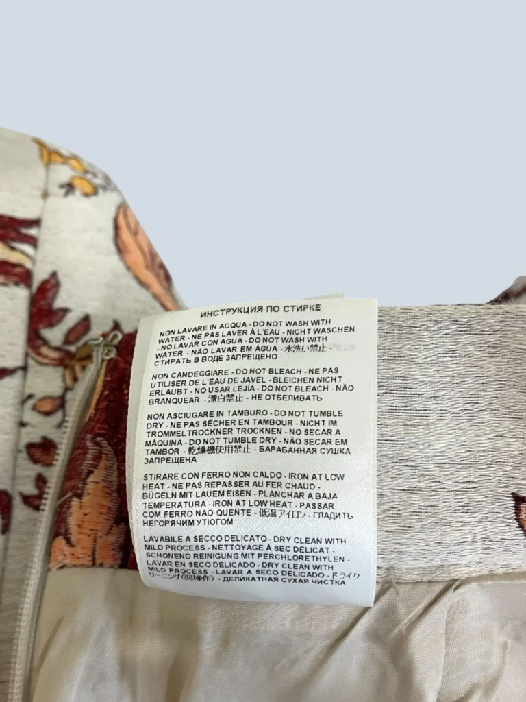 Minigonna in misto cotone jacquard, 38., foto 8 di 10