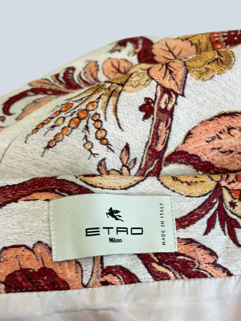 Minigonna in misto cotone jacquard, 38., foto 5 di 10