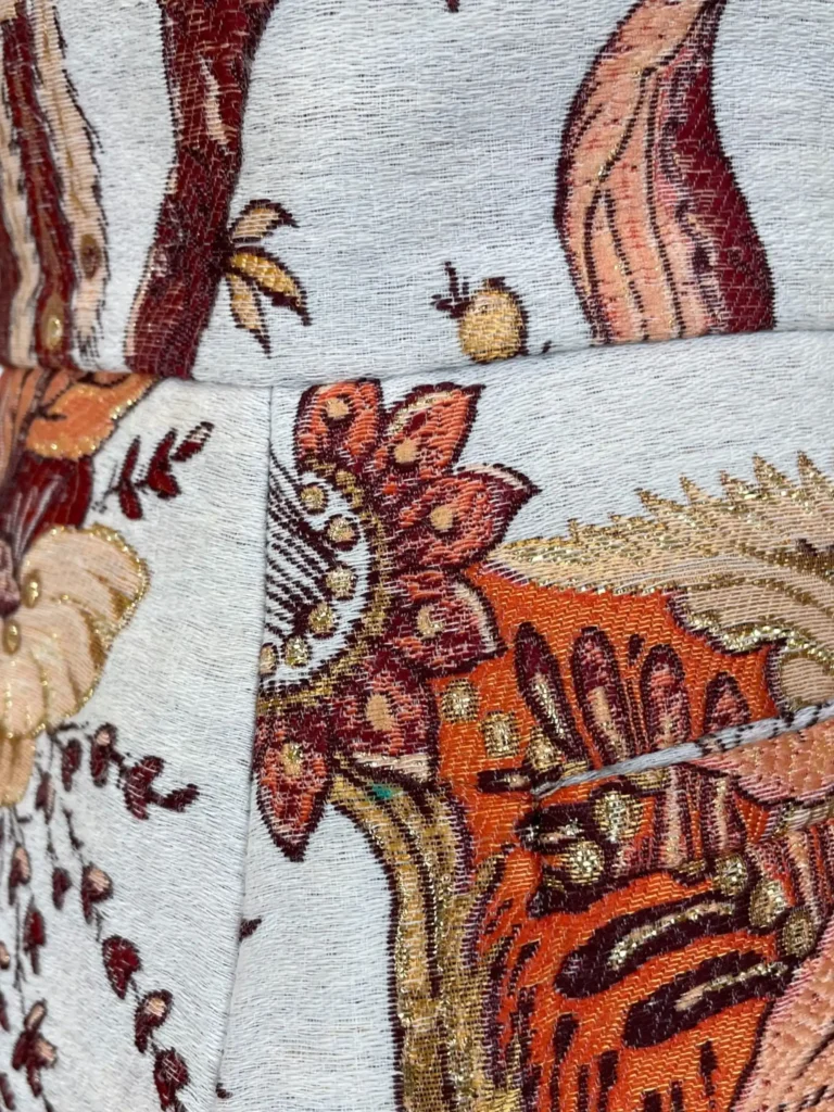 Minigonna in misto cotone jacquard, 38., foto 6 di 10