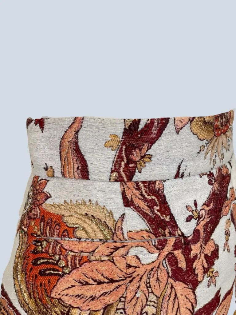 Minigonna in misto cotone jacquard, 38., foto 10 di 10