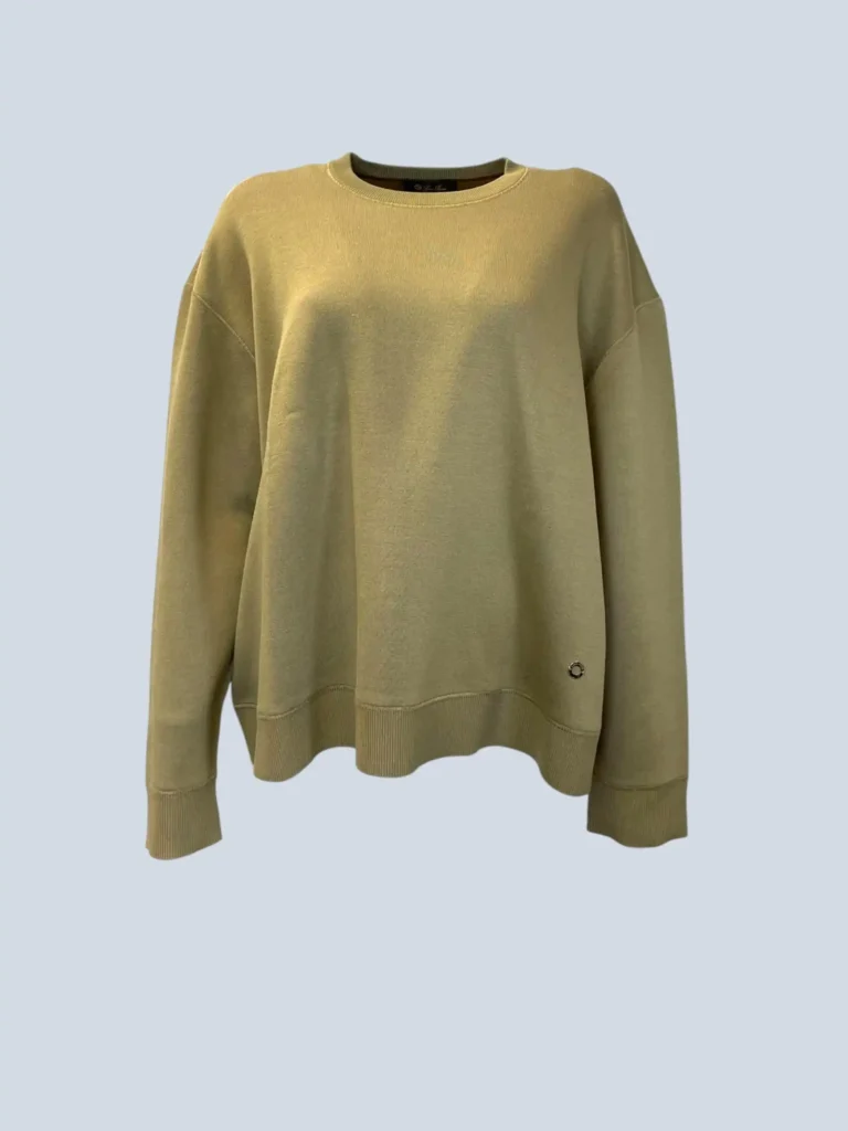 Maglione girocollo in seta e cachemire, 48.