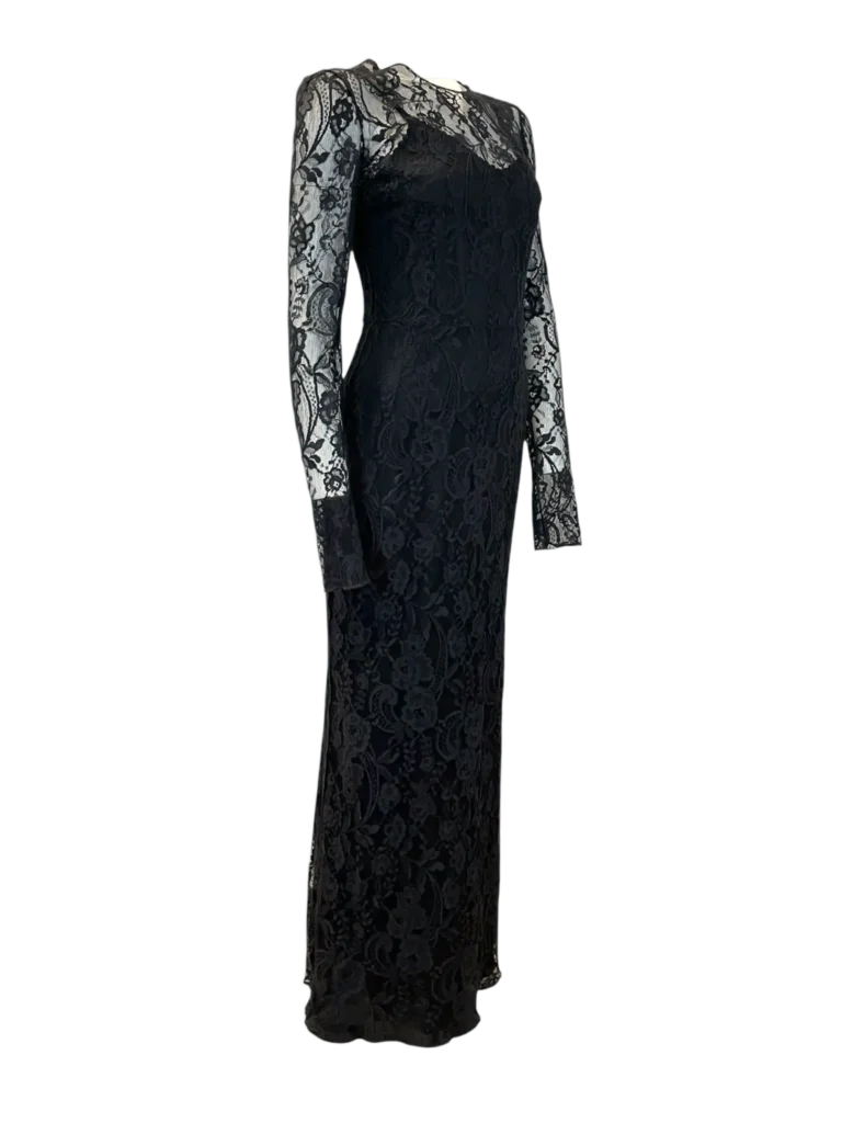 Lace maxi dress with slip, 38., photo 2 of 6