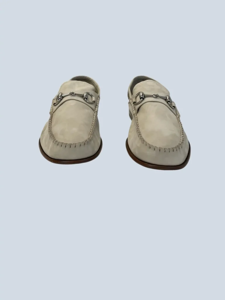 Mocassini Gigi Horsebit in suede, 10., foto 3 di 6