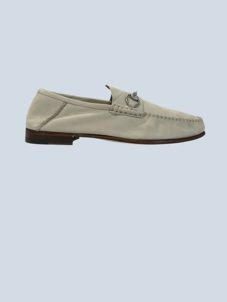 Mocassini Gigi Horsebit in suede, 10.