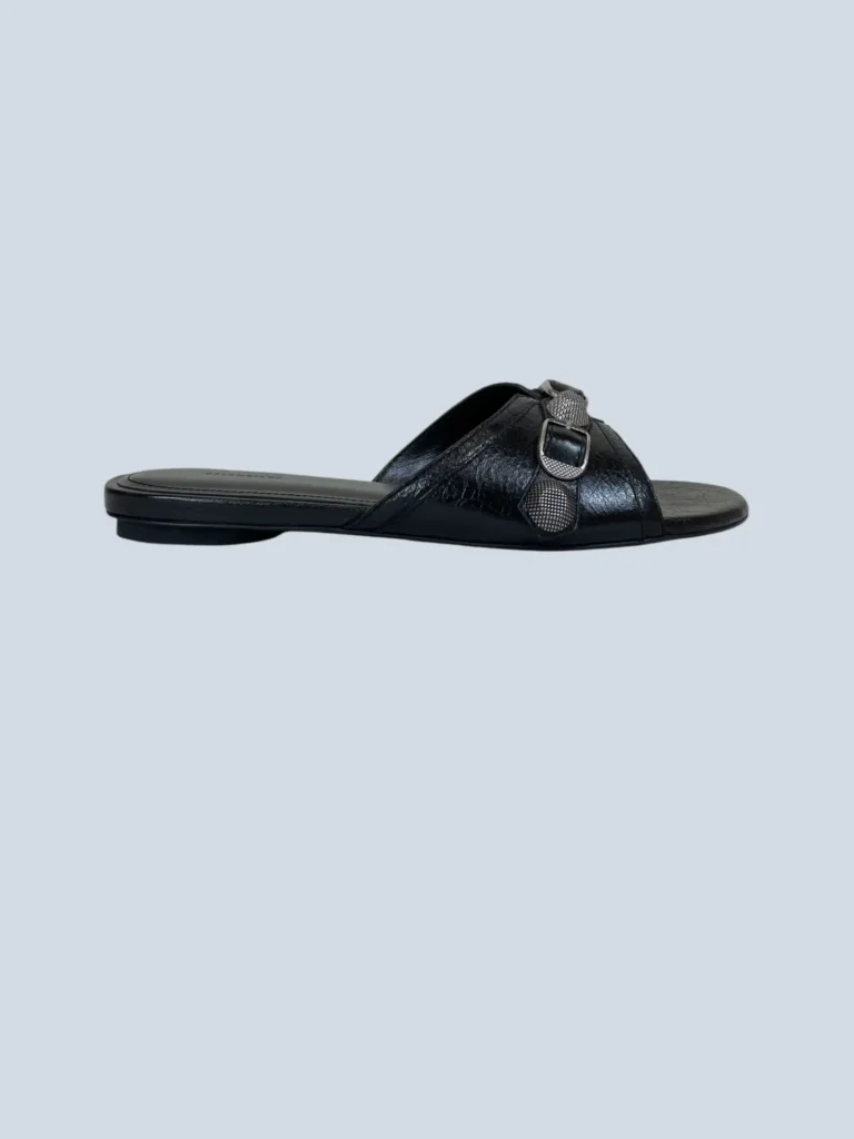 Sandali flat Cagole in pelle, 37.