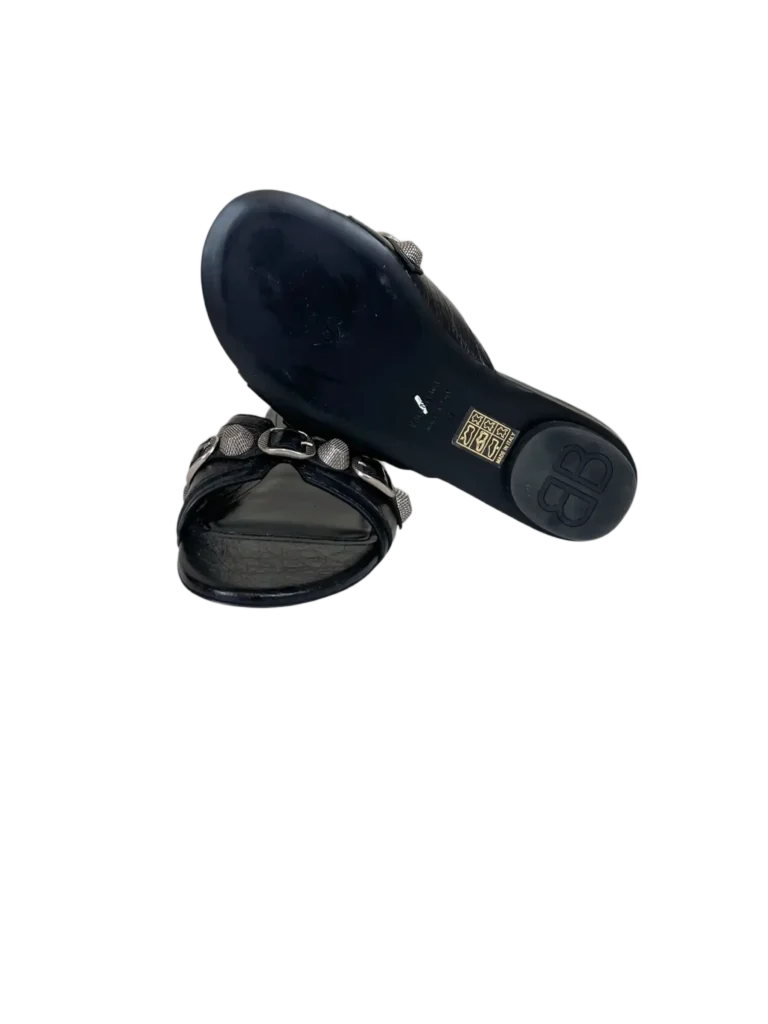 Cagole leather flat sandals, 37., photo 5 of 6