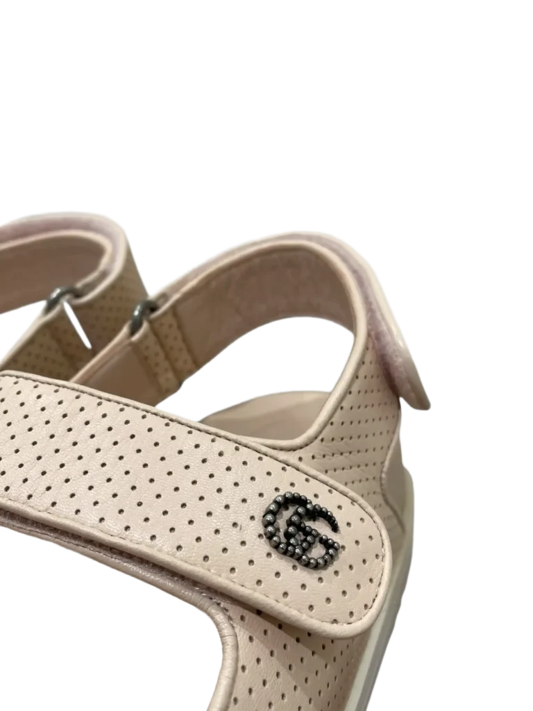 GG perforated leather sandals, 36., photo 6 of 6