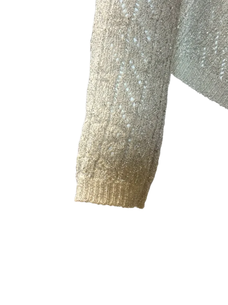 Cotton and lurex twin-set with applications, 42., photo 10 of 12