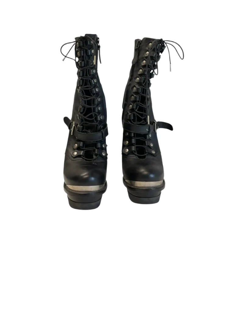 Alexander McQueen Chingley 145 leather lace-up ankle boots, 38., photo 3 of 8