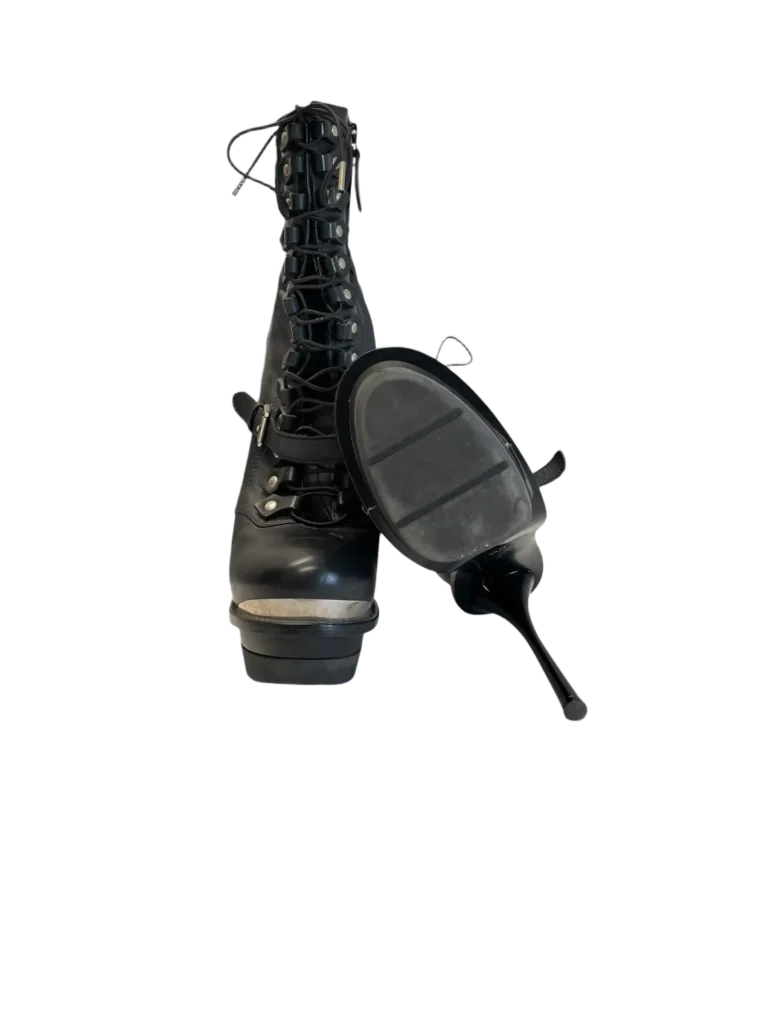 Alexander McQueen Chingley 145 leather lace-up ankle boots, 38., photo 5 of 8