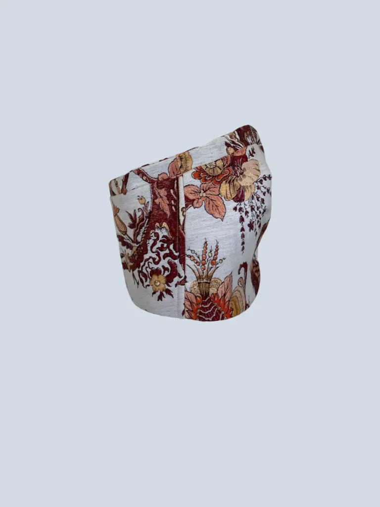 Top in misto cotone jacquard, 40., foto 3 di 8