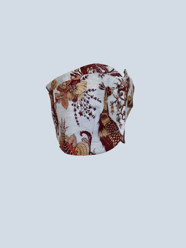Top in misto cotone jacquard, 40., foto 2 di 8