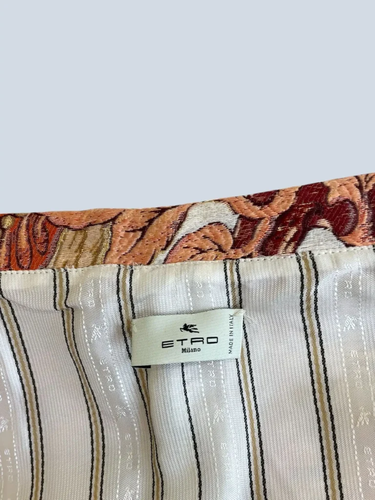 Top in misto cotone jacquard, 40., foto 5 di 8