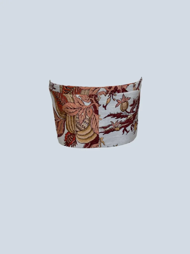 Top in misto cotone jacquard, 40., foto 4 di 8