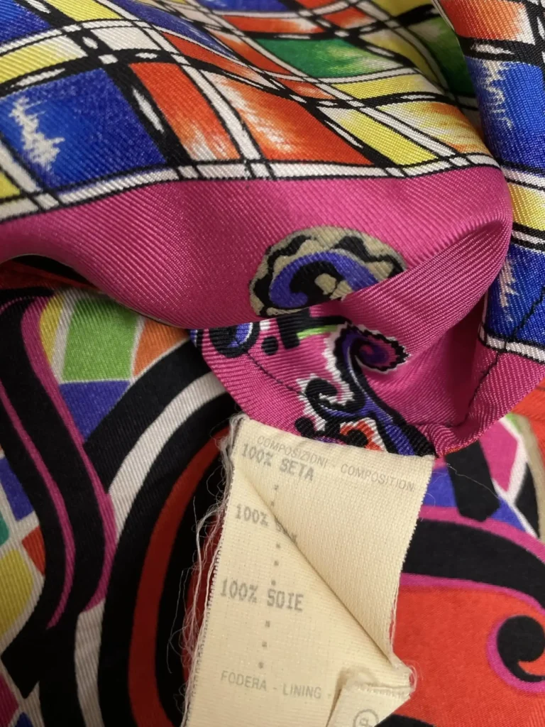 Vogue print silk top, 44., photo 7 of 8
