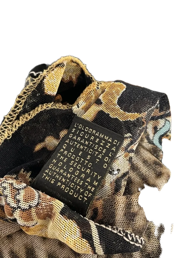 Animalier chinoiserie print mesh mini dress, S., photo 6 of 8