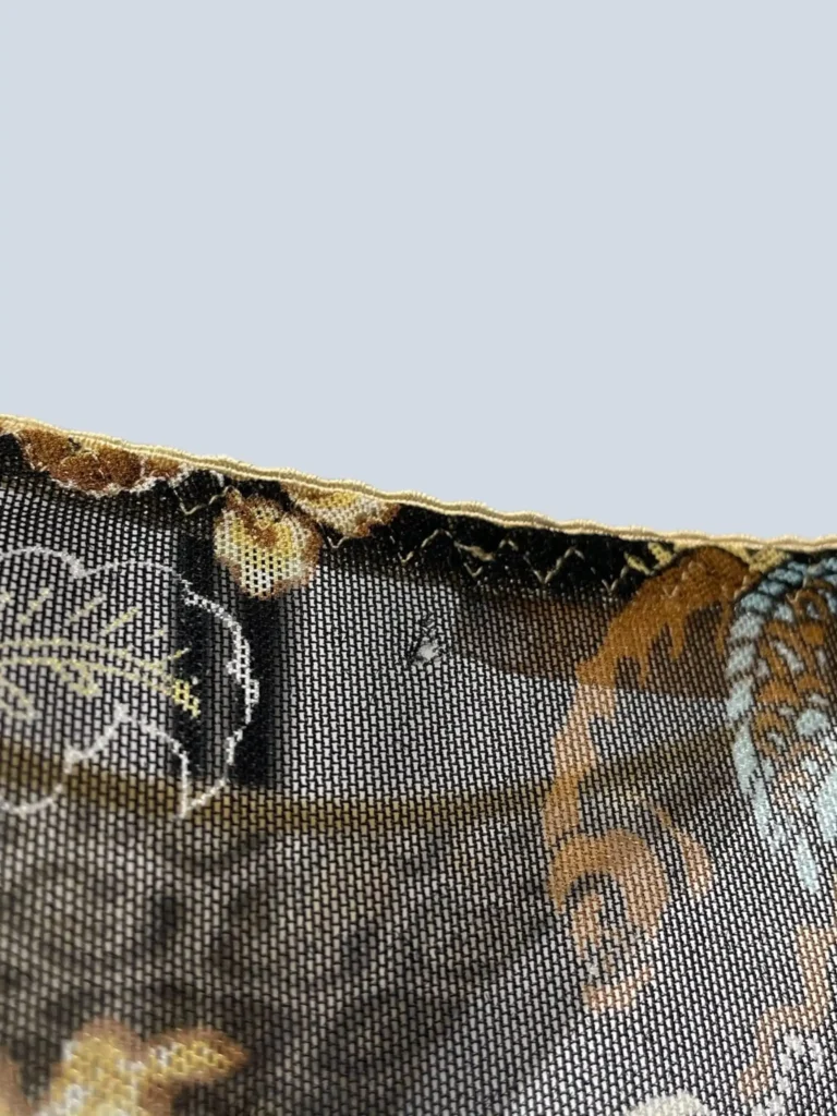 Abito corto in tessuto a rete con motivo chinoiserie animalier, S., foto 8 di 8