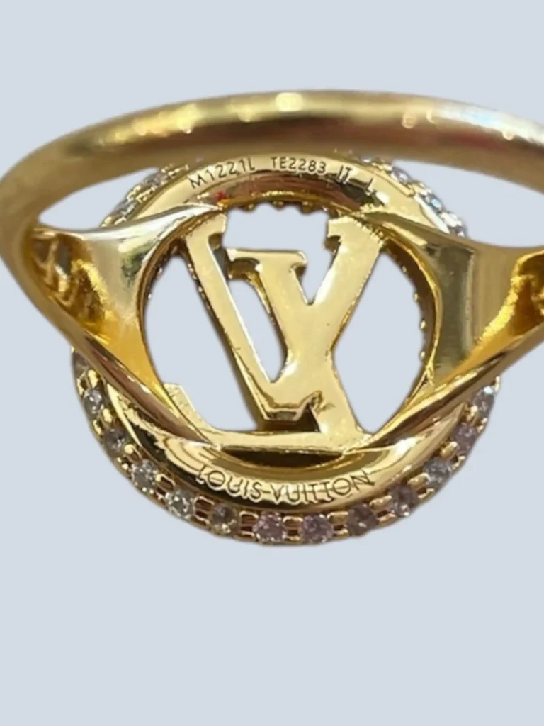 Anello Louise Tresor in metallo e strass, L., foto 4 di 5