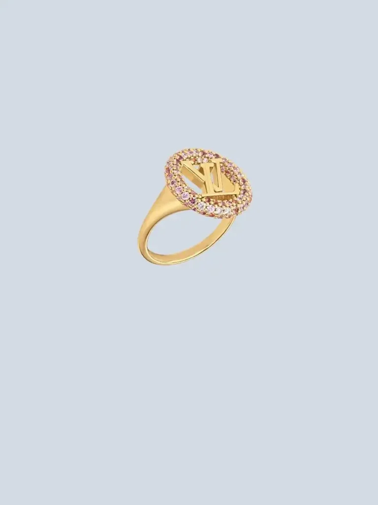 Anello Louise Tresor in metallo e strass, L., foto 2 di 5