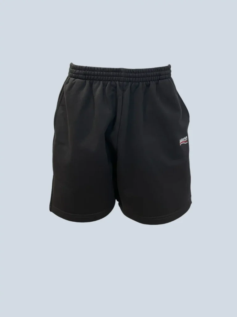 Cotton shorts with embroidered logo, M.