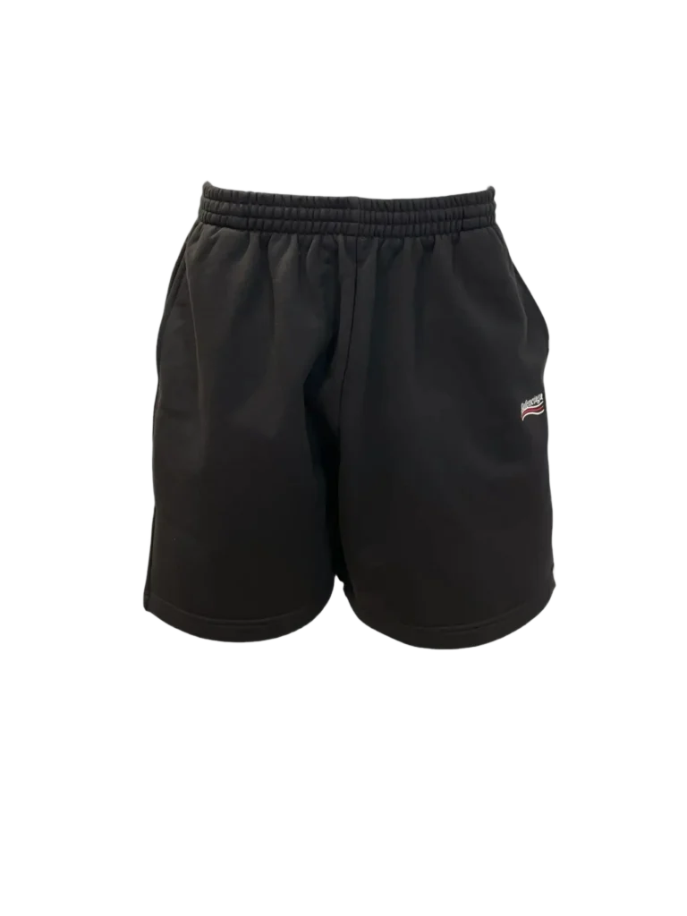 Bermuda in cotone logo ricamato, M.