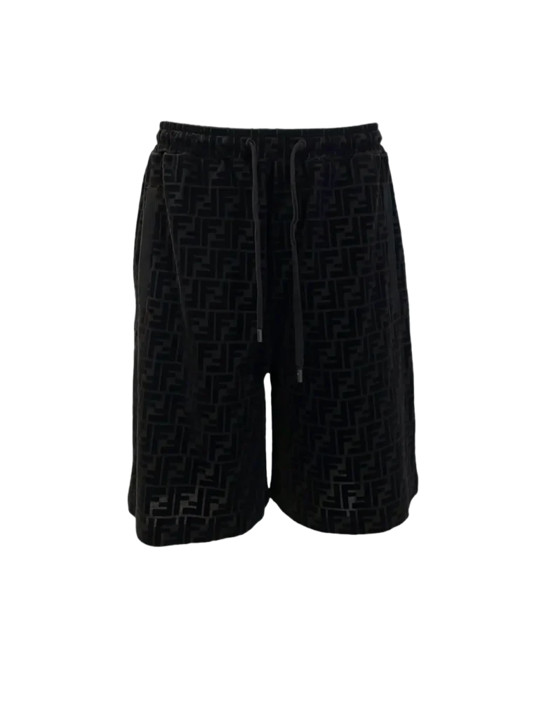 Bermuda in cotone FF jacquard all-over, 50.