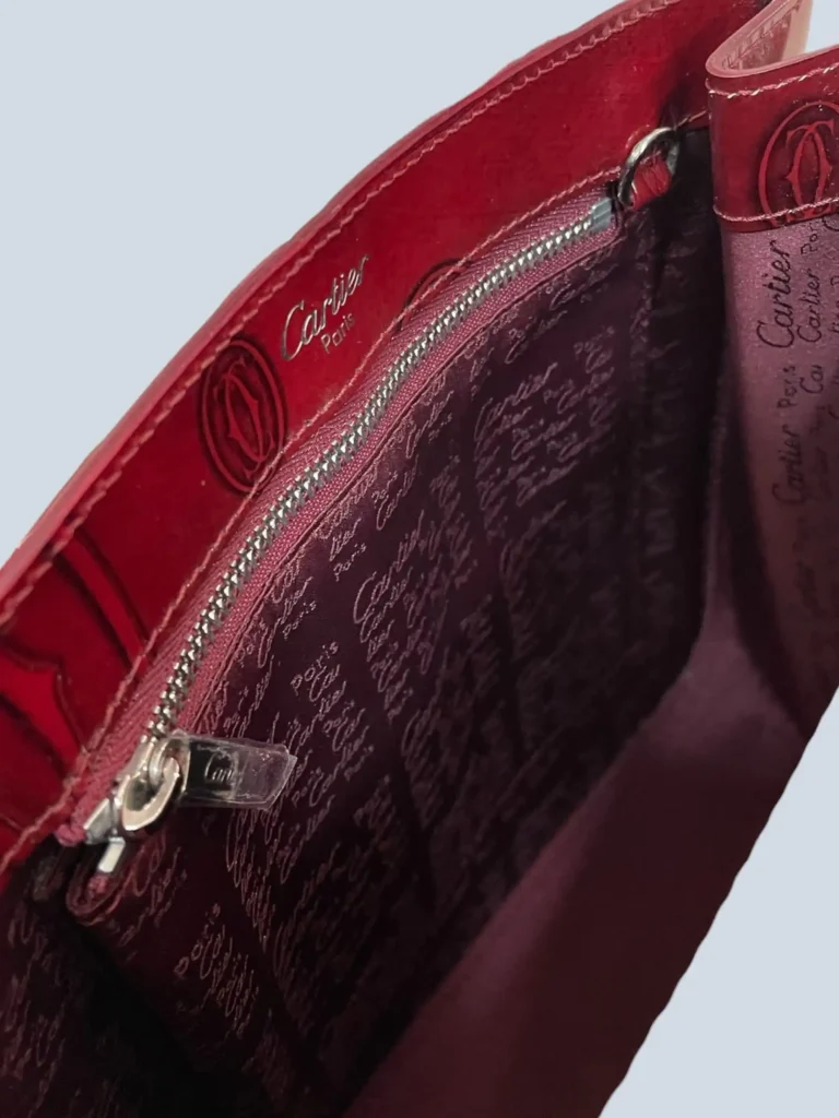 Borsa a mano Happy Birthday in pelle con motivo logo goffrato., foto 4 di 10