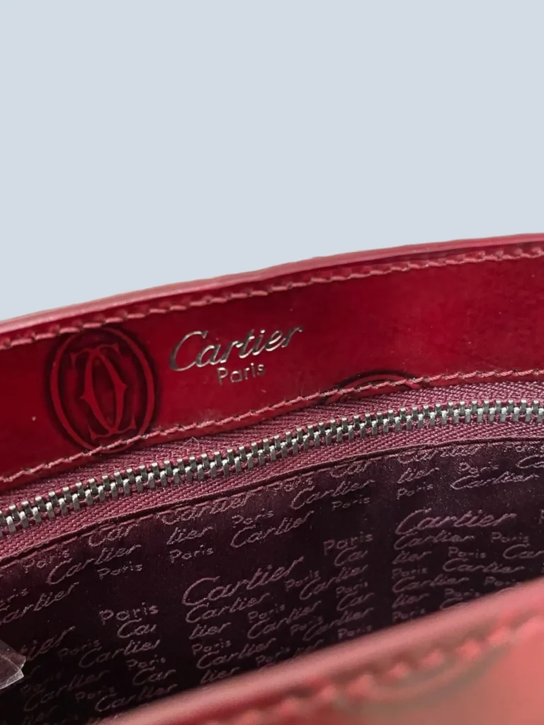 Borsa a mano Happy Birthday in pelle con motivo logo goffrato., foto 6 di 10