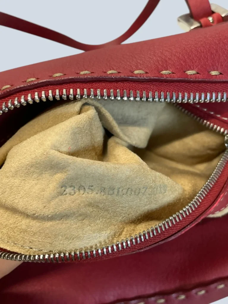 Borsa a mano Selleria in pelle con impunture a vista., foto 8 di 10
