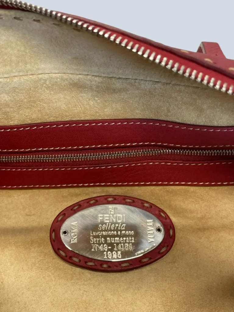 Borsa a mano Selleria in pelle con impunture a vista., foto 6 di 10