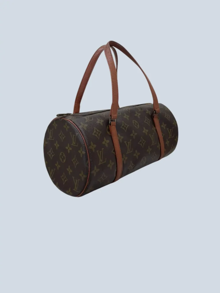 Borsa Papillon 31 in tela Monogram e pelle., foto 2 di 14