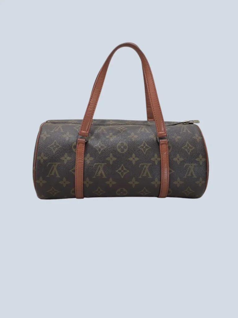 Borsa Papillon 31 in tela Monogram e pelle., foto 4 di 14