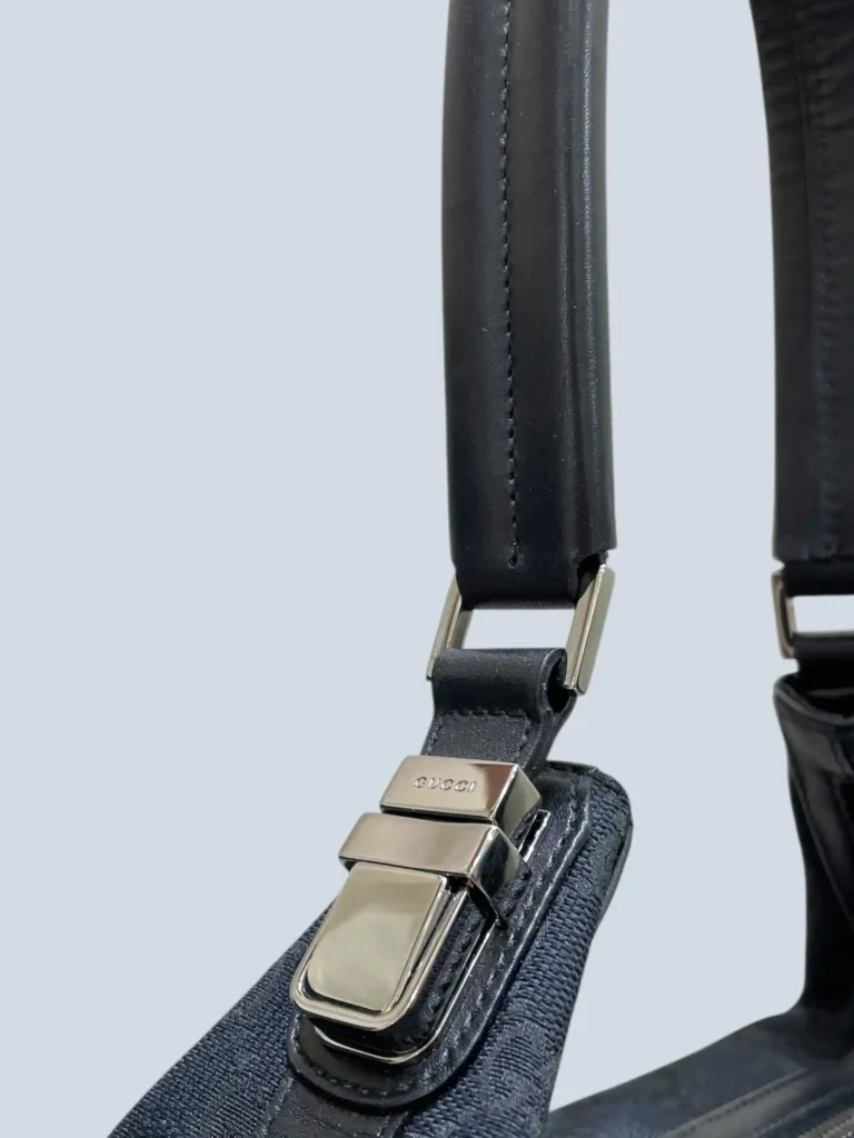 By Tom Ford, Monogram canvas and leather shoulder bag, photo 11 of 13