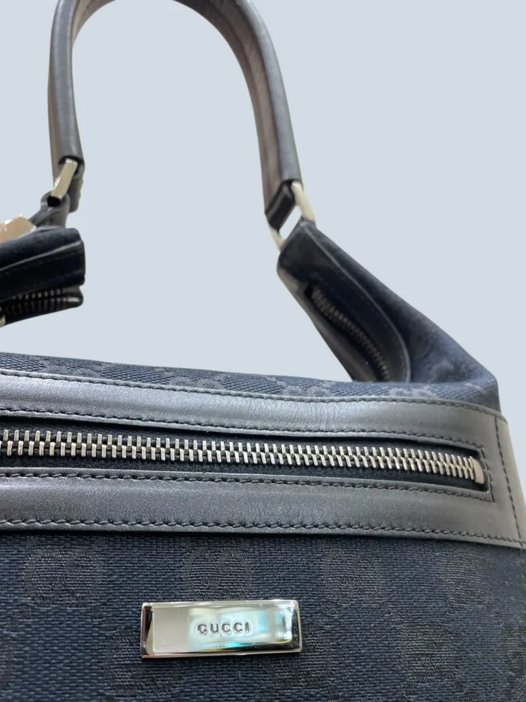 By Tom Ford, Monogram canvas and leather shoulder bag, photo 9 of 13