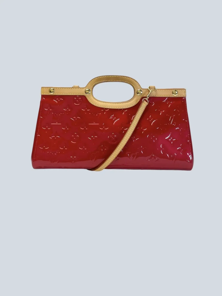 Borsa a spalla Roxbury Drive in vernice Monogram.