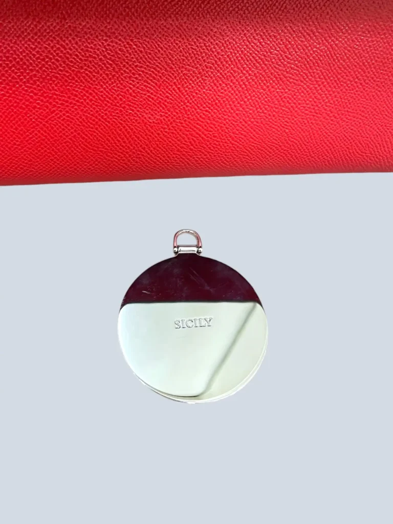 Borsa a spalla Sicily Large in pelle dauphine., foto 11 di 11