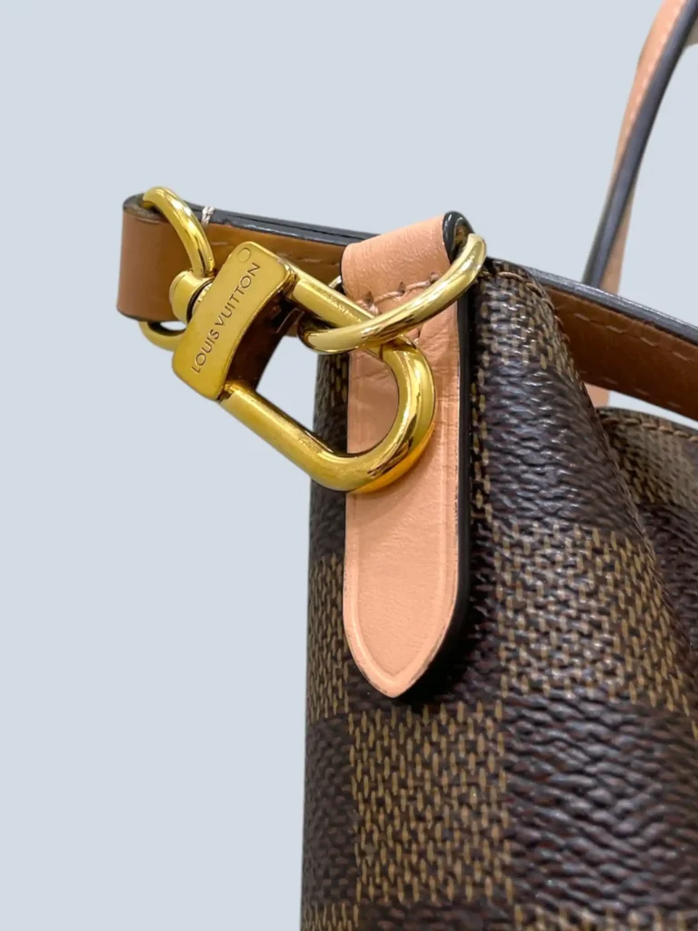 Borsa Belmont PM in tela Damier Èbène e pelle., foto 15 di 17