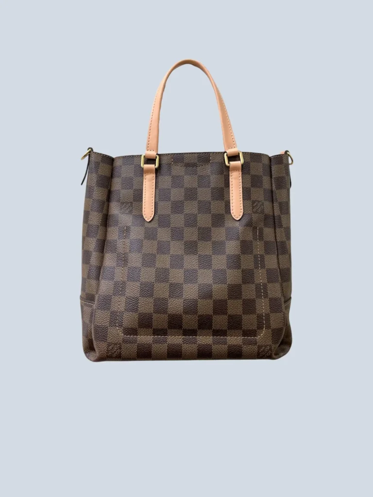 Borsa Belmont PM in tela Damier Èbène e pelle., foto 3 di 17