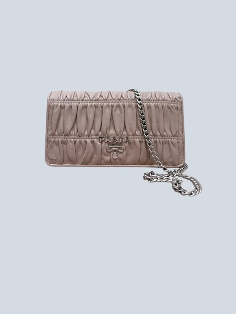 Borsa a tracolla WOC in nappa Gaufre.