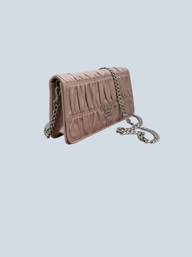 Borsa a tracolla WOC in nappa Gaufre., foto 2 di 12