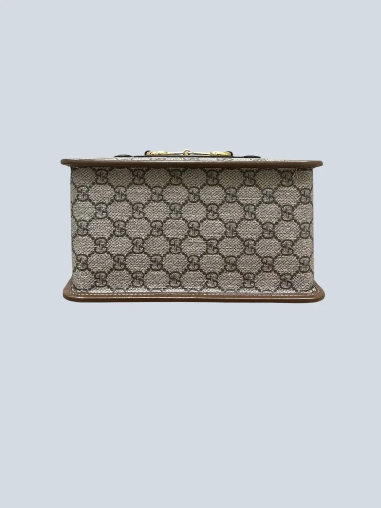 Borsa Horsebit 1955 in tela Monogram e pelle., foto 6 di 16