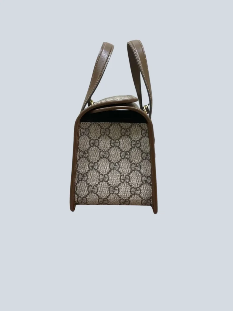 Borsa Horsebit 1955 in tela Monogram e pelle., foto 4 di 16