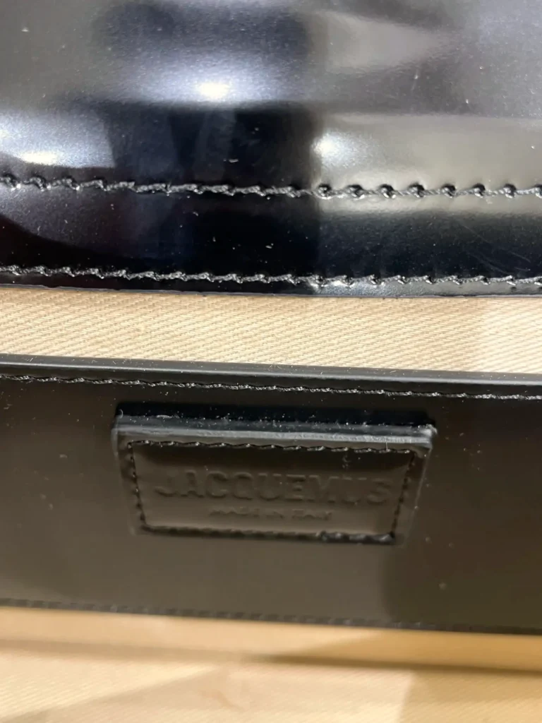 Borsa a tracolla Le Grand Bambino in rafia e pelle., foto 8 di 10