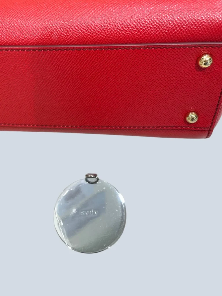 Borsa a tracolla Sicily Large in pelle dauphine., foto 8 di 10