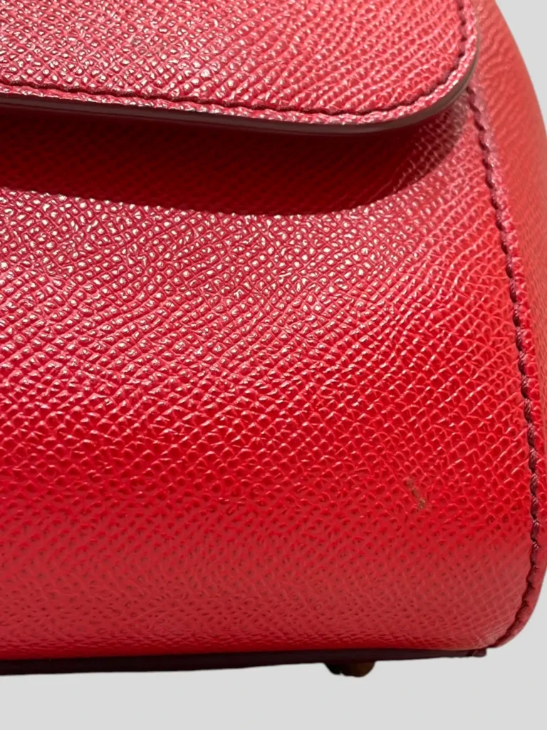 Borsa a tracolla Sicily Large in pelle dauphine., foto 9 di 10