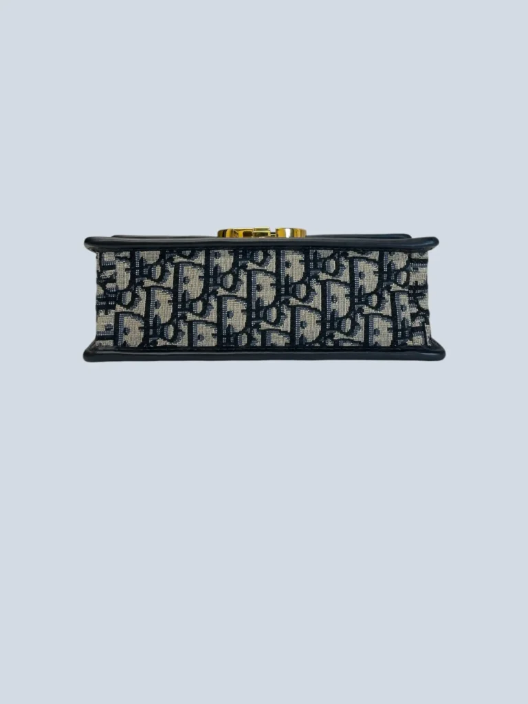 Borsa East-West 30 Montaigne in tela Jacquard Oblique e pelle., foto 5 di 10