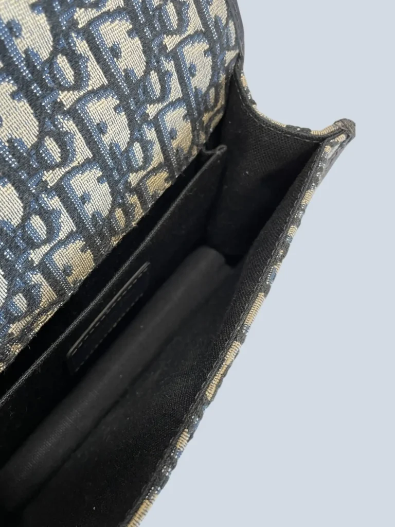Borsa East-West 30 Montaigne in tela Jacquard Oblique e pelle., foto 7 di 10