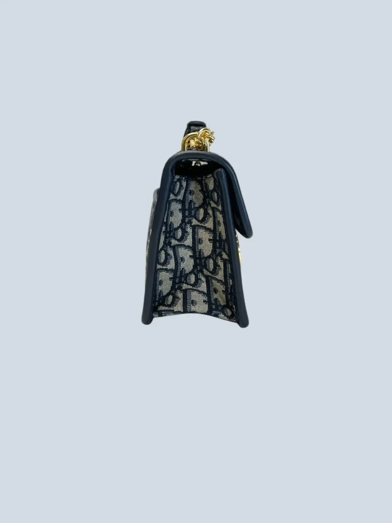 Borsa East-West 30 Montaigne in tela Jacquard Oblique e pelle., foto 3 di 10